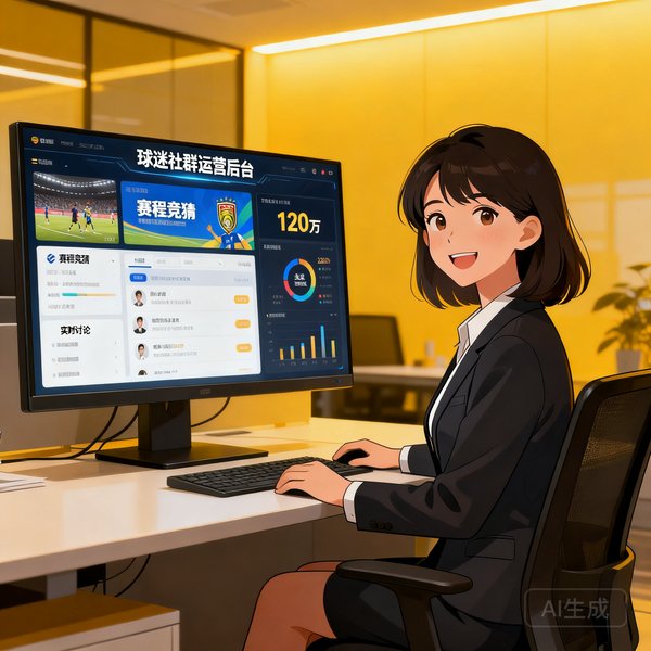 李娜，社区运营经理，维护120万球迷社群，组织赛程竞猜和实时讨论